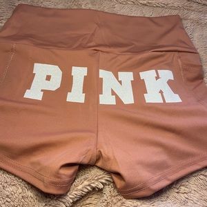 Pink biker shorts